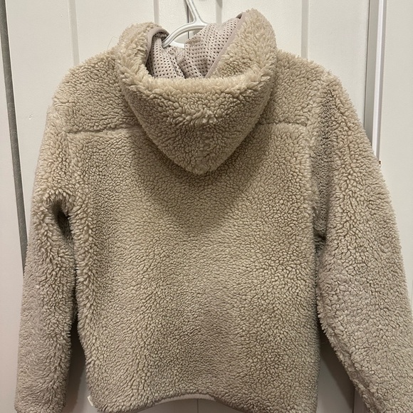 TNA Swann Oversized Tan Sherpa Zipup XXS - Picture 4 of 7